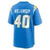 Kendall Williamson Los Angeles Chargers Nike Team Game Jersey - - Detail View