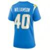 Kendall Williamson Los Angeles Chargers Nike Women's Team Game Jersey - - Detail View