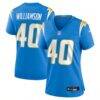 Kendall Williamson Los Angeles Chargers Nike Women's Team Game Jersey - - Front View