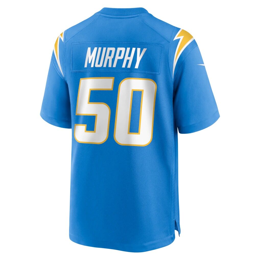 Caleb Murphy Los Angeles Chargers Nike Team Game Jersey -  Powder Blue