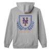 New York Mets TravisMathew Fleece Stadium Hoodie - Gray - Detail View