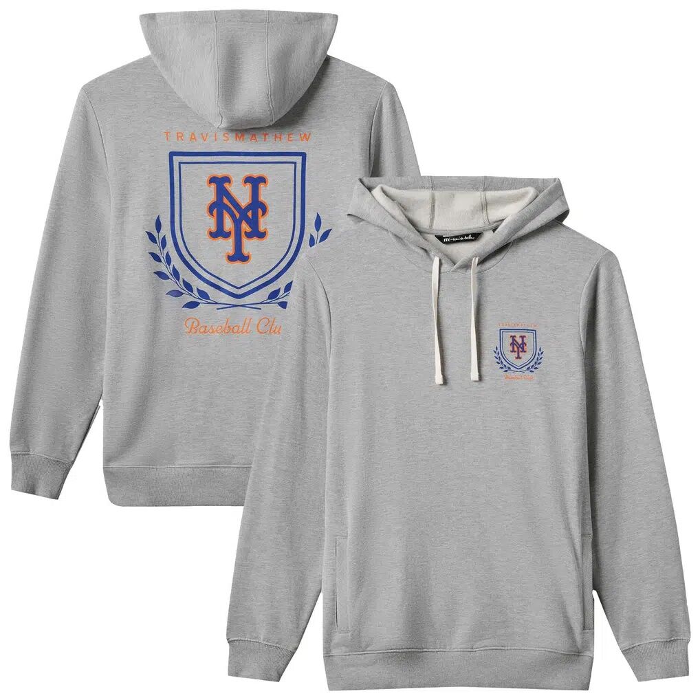 New York Mets TravisMathew Fleece Stadium Hoodie