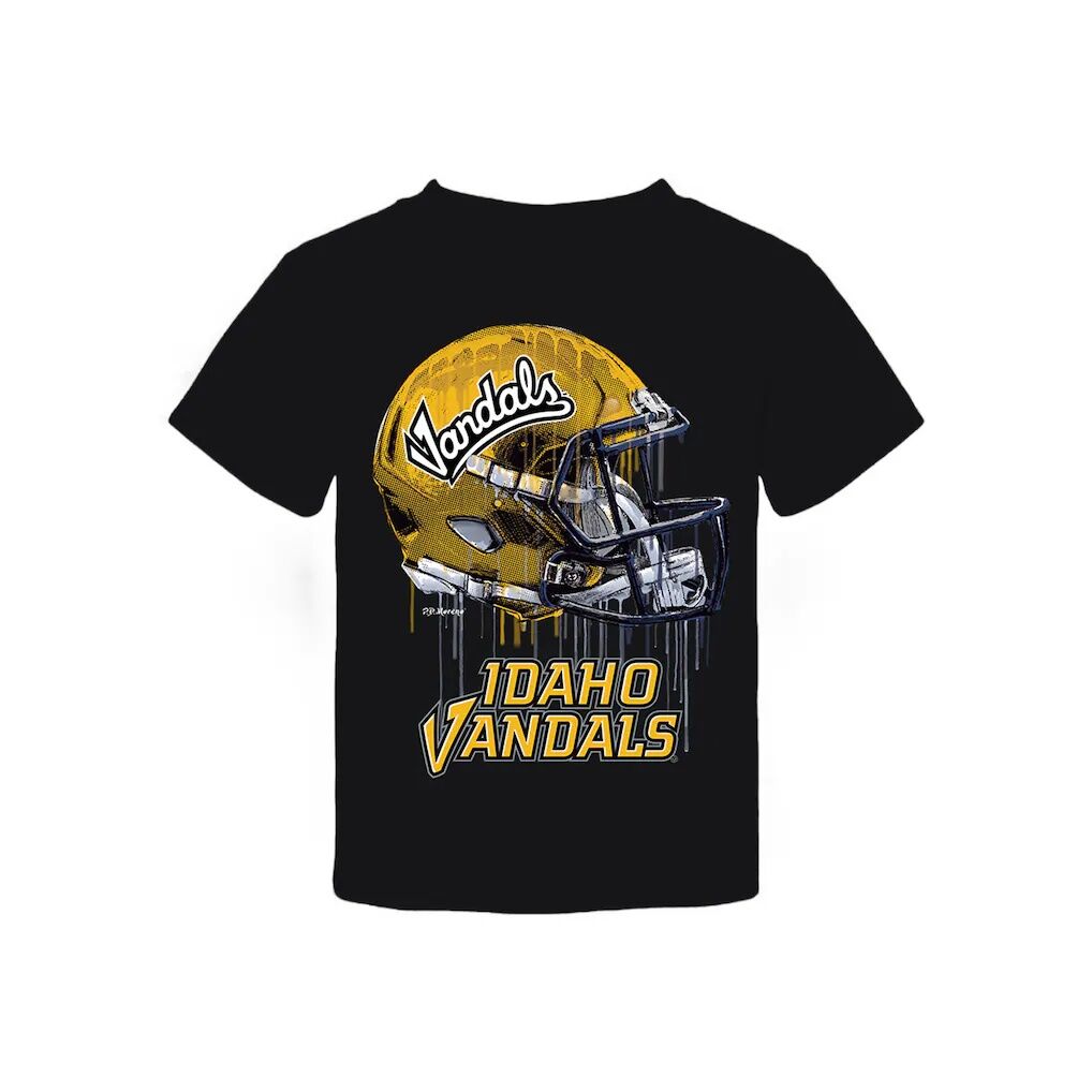 Idaho Vandals Vive La Fete Toddler Dripping Football Helmet T-Shirt