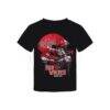 Arkansas State Red Wolves Vive La Fete Toddler Dripping Football Helmet T-Shirt - Black - Front View