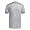 Club America adidas 2025 Third On Field Authentic Jersey - Gray - Back View