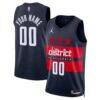 Washington Wizards Jordan Brand Unisex 2024/25 Custom Swingman Jersey - Navy - Front View