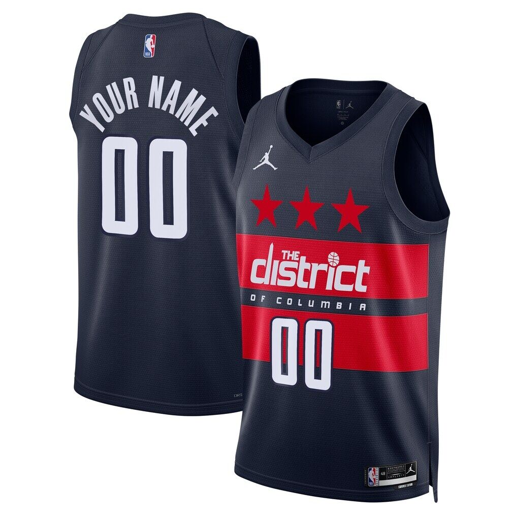 Washington Wizards Jordan Brand Unisex 2024/25 Custom Swingman Jersey - Statement Edition