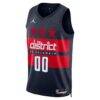 Washington Wizards Jordan Brand Unisex 2024/25 Custom Swingman Jersey - Navy - Side View