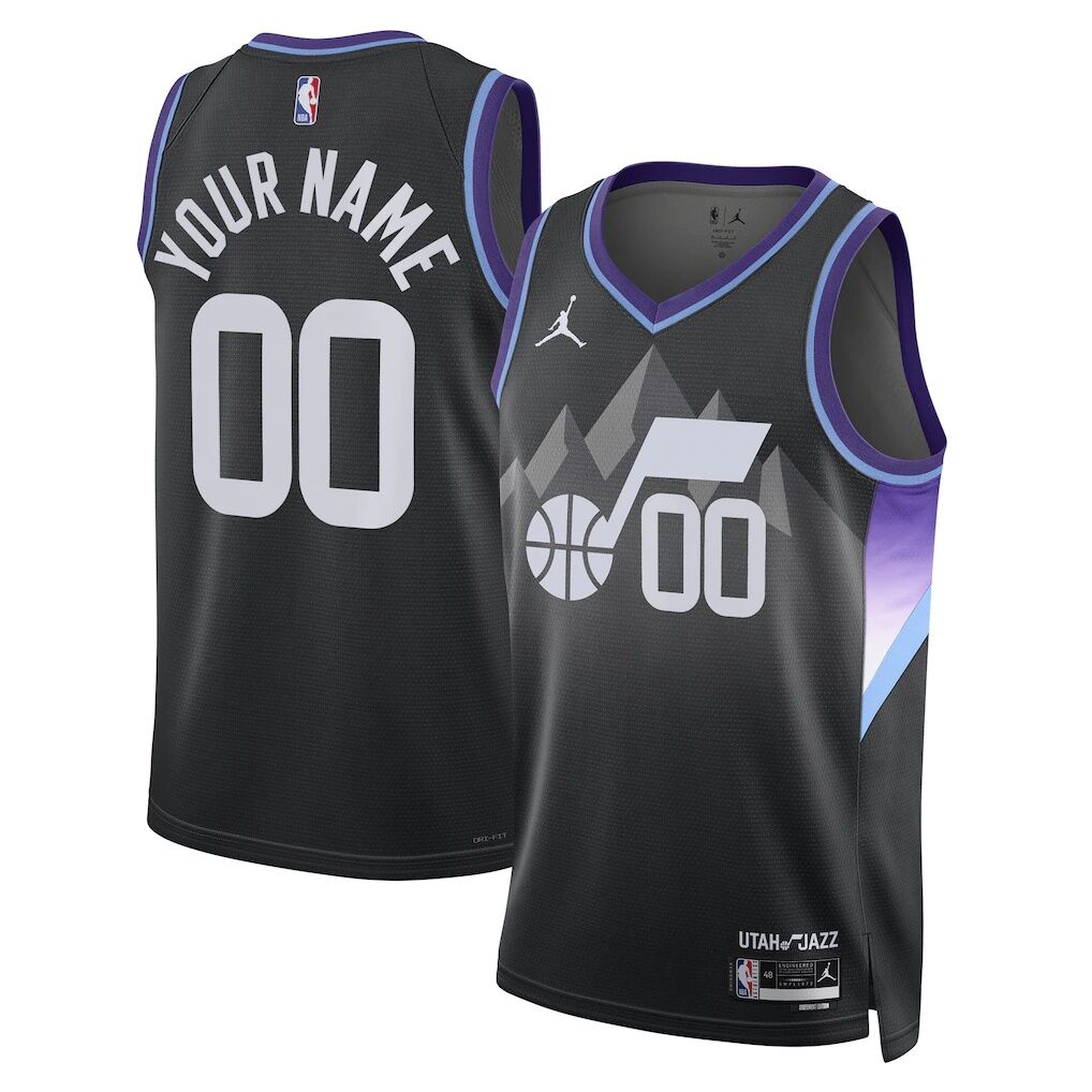 Utah Jazz Jordan Brand Unisex 2024/25 Custom Swingman Jersey - Statement Edition