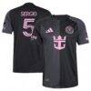 Sergio Busquets Inter Miami CF adidas 2025 The Fortitude Kit Authentic Player Jersey - Black - Front View