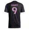 Luis Suarez Inter Miami CF adidas 2025 The Fortitude Kit Replica Player Jersey - Black - Detail View