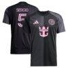 Sergio Busquets Inter Miami CF adidas 2025 The Fortitude Kit Replica Player Jersey - Black - Front View