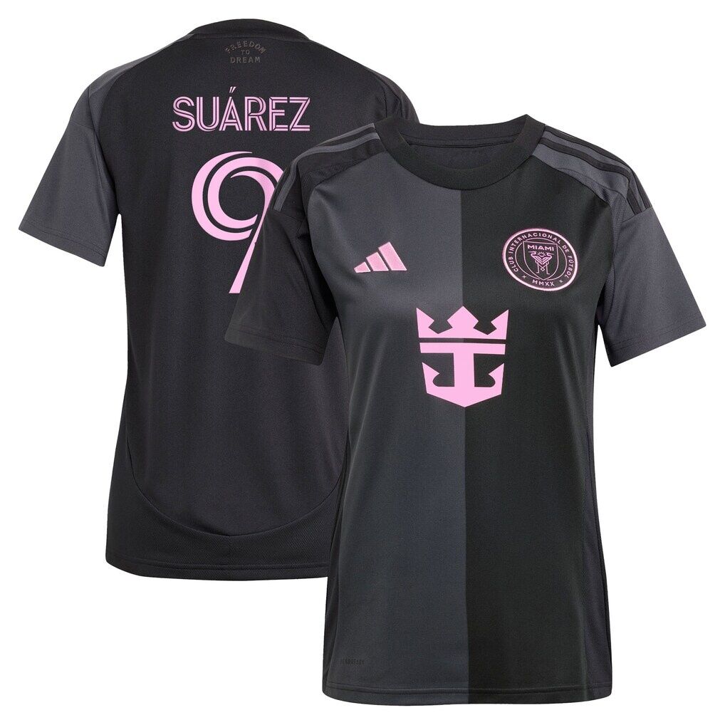Luis Suárez Inter Miami CF adidas Women's 2025 The Fortitude Kit Replica Player Jersey
