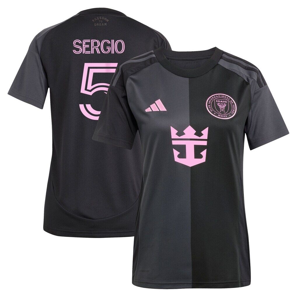 Sergio Busquets Inter Miami CF adidas Women's 2025 The Fortitude Kit Replica Player Jersey