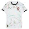 Portugal National Team Puma Women's 2025 Away Replica Jersey - White - Side View