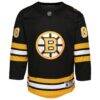 David Pastrnak Boston Bruins Youth Home Premier Player Jersey - Black - Side View
