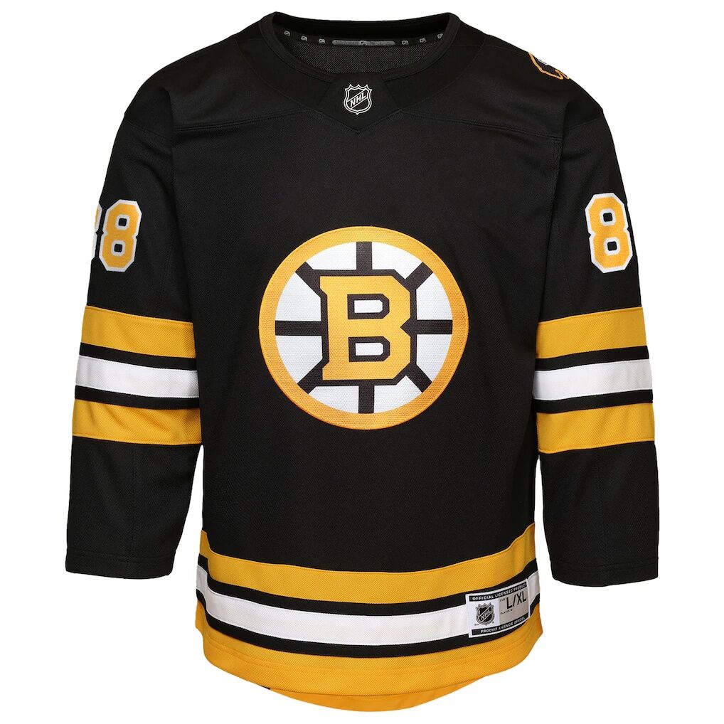 David Pastrnak Boston Bruins Youth Home Premier Player Jersey