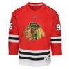 Connor Bedard Chicago Blackhawks Youth Home Centennial Premier Jersey - Red - Side View