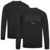 San Jose Sharks Levelwear Zane Darkmoon Pullover Sweatshirt - Black - Front View