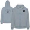 Edmonton Oilers Levelwear Uphill Abyssal Full-Zip Hoodie - Gray - Front View