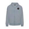 Edmonton Oilers Levelwear Uphill Abyssal Full-Zip Hoodie - Gray - Side View