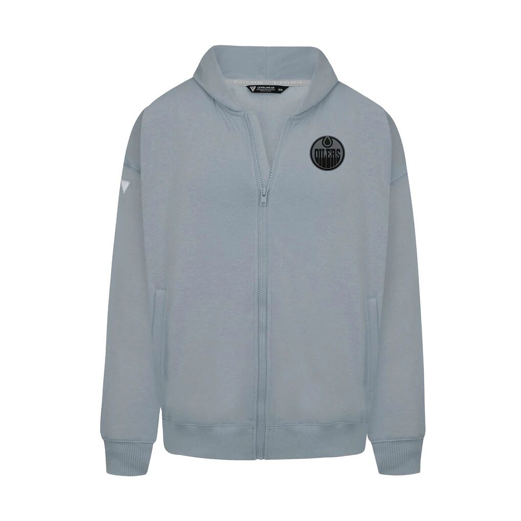 Edmonton Oilers Levelwear Uphill Abyssal Full-Zip Hoodie