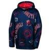 LA Clippers Outerstuff Youth Moving Violation Hoodie - Navy - Back View