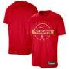 New Orleans Pelicans Nike 2025/26 On-Court Flare Performance Practice T-Shirt - Red - Front View