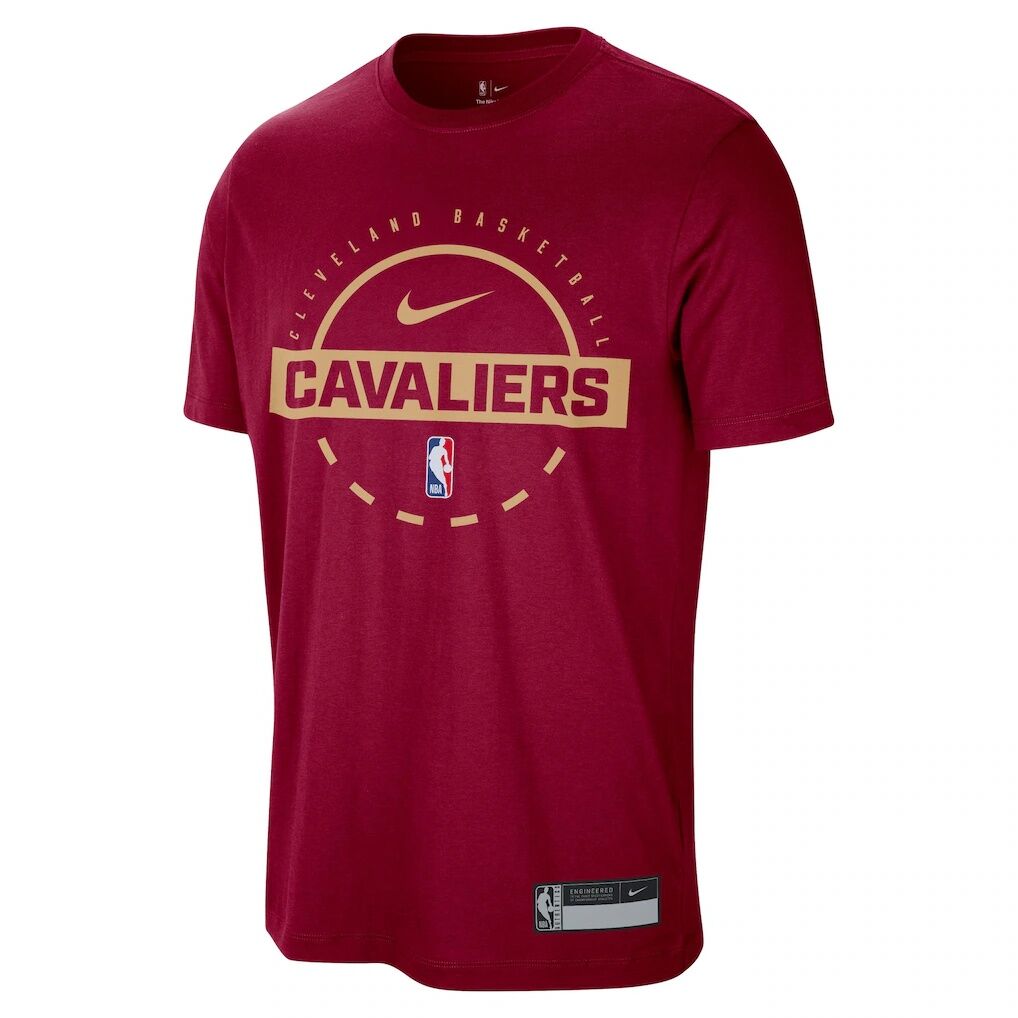 Cleveland Cavaliers Nike 2025/26 On-Court Flare Dri-FIT Tri-Blend Practice T-Shirt – Wine