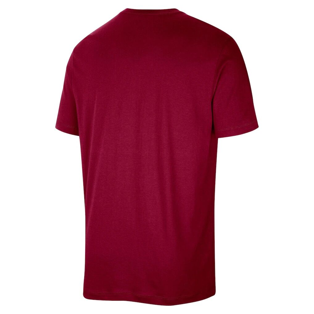 Cleveland Cavaliers Nike 2025/26 On-Court Flare Dri-FIT Tri-Blend Practice T-Shirt – Wine