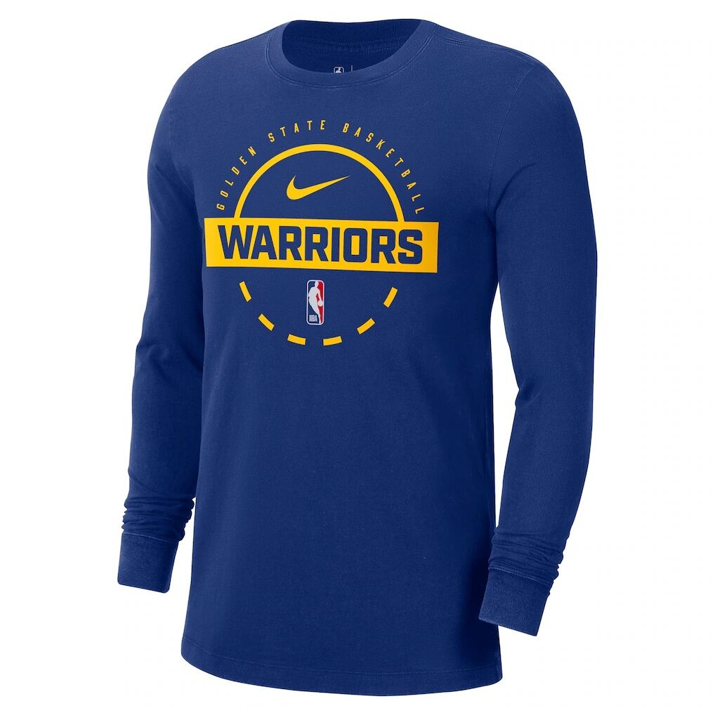 Golden State Warriors Nike Authentic Long Sleeve Practice T-Shirt – Royal