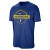 Golden State Warriors Nike Authentic Practice T-Shirt - Royal - Back View