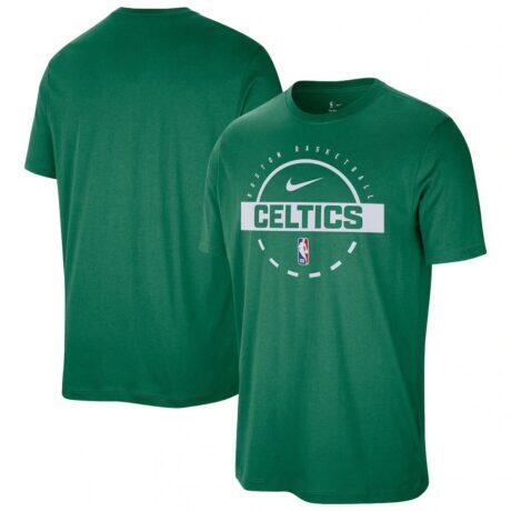 Boston Celtics Nike Authentic Practice T-Shirt - Kelly Green - Front View