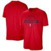 LA Clippers Nike Authentic Practice T-Shirt - Red - Back View