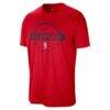 LA Clippers Nike Authentic Practice T-Shirt - Red - Side View