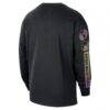 NBA Nike Team 31 Max90 Long Sleeve T-Shirt - Black - Detail View