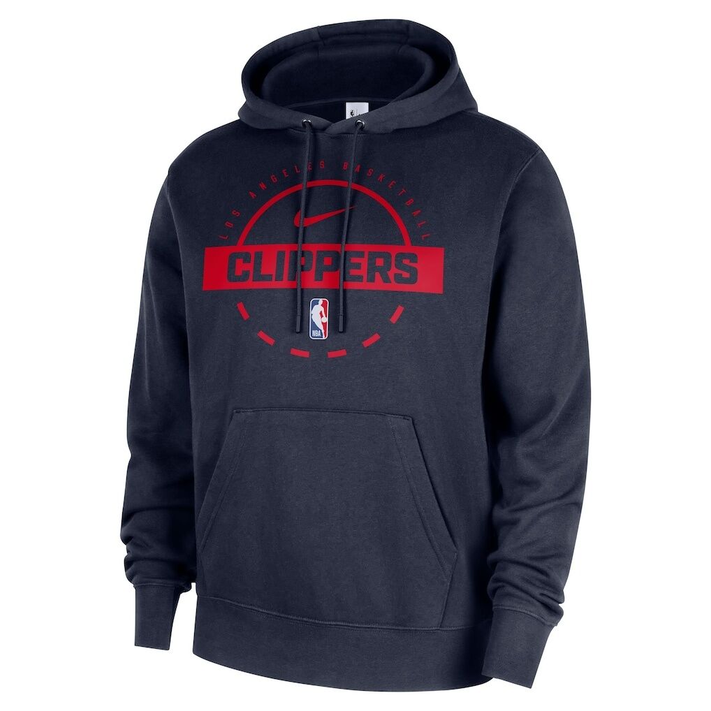 LA Clippers Nike 2025/26 Authentic Practice Club Pullover Hoodie
