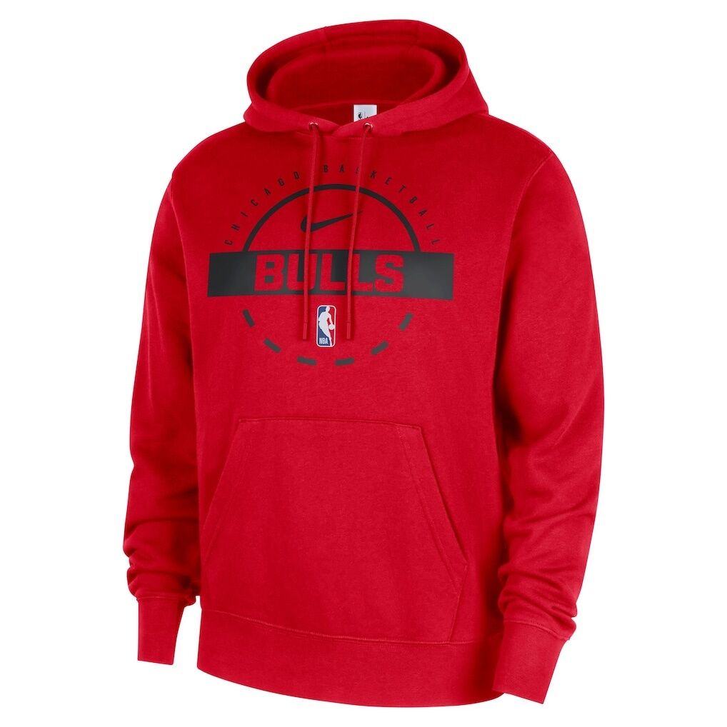 Chicago Bulls Nike 2025/26 Authentic Practice Club Pullover Hoodie