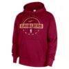 Cleveland Cavaliers Nike 2025/26 Authentic Practice Club Pullover Hoodie - Wine - Back View