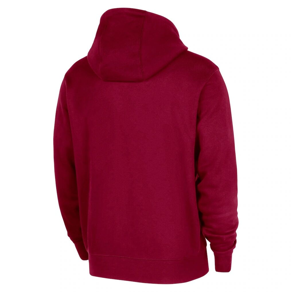 Cleveland Cavaliers Nike 2025/26 Authentic Practice Club Pullover Hoodie – Wine