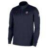 LA Clippers Nike 2025/26 Authentic Coaches Quarter-Zip Dri-Fit Top - Navy - Back View