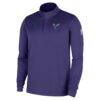 Charlotte Hornets Nike 2025/26 Authentic Coaches Quarter-Zip Dri-Fit Top - Purple - Side View