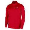 Chicago Bulls Nike 2025/26 Authentic Coaches Quarter-Zip Dri-Fit Top - Red - Side View