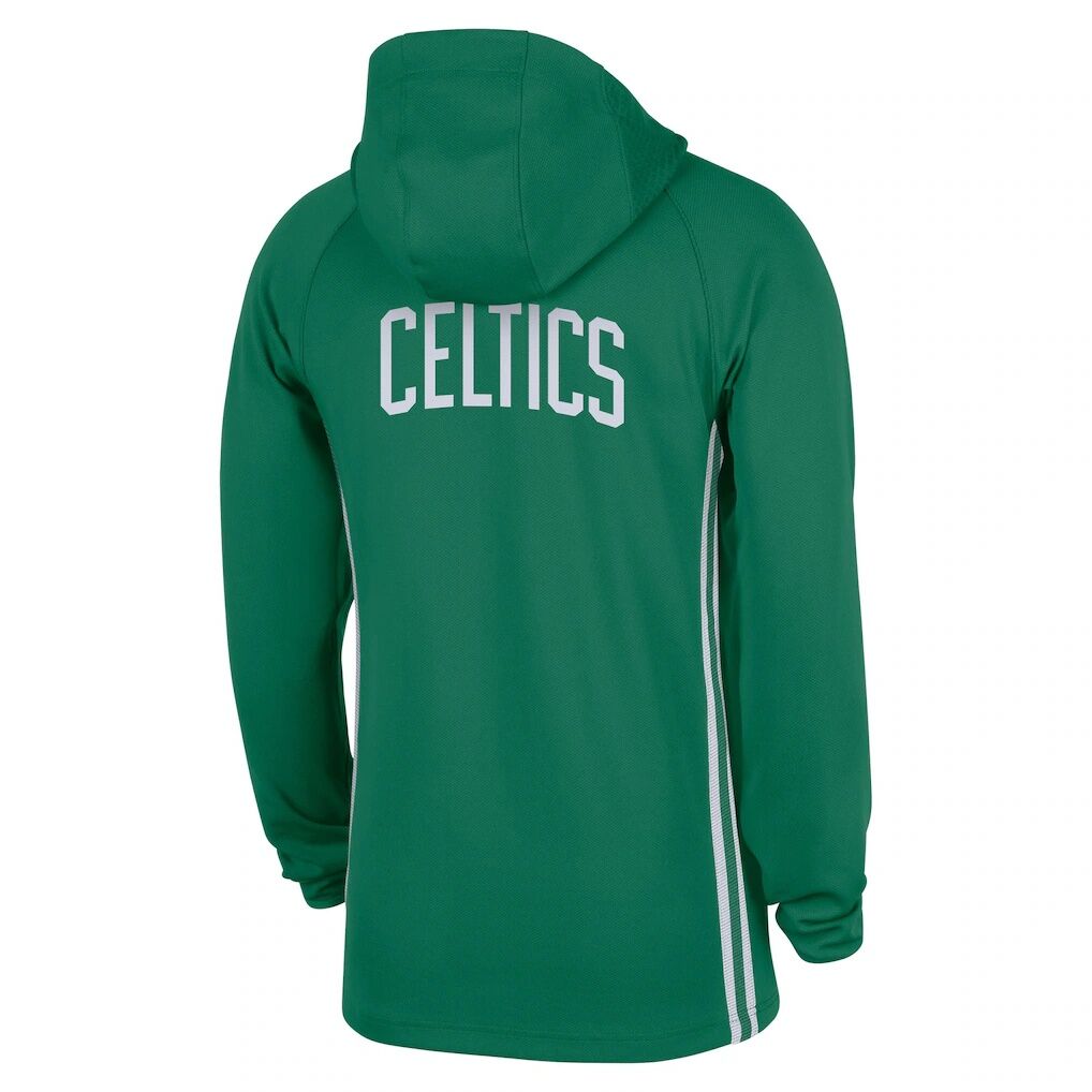 Boston Celtics Nike Authentic On Court Zone Quarter-Zip Dri-FIT Hoodie Jacket – Kelly Green