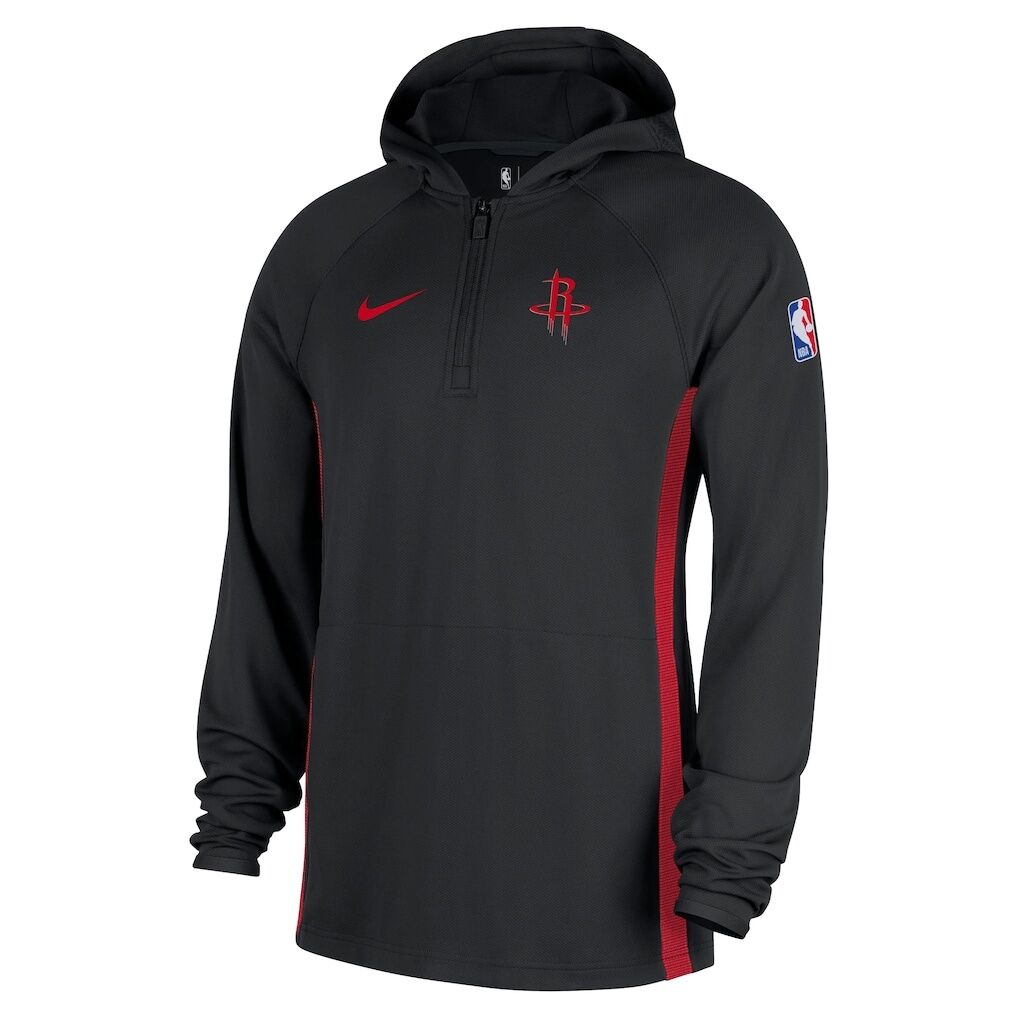 Houston Rockets Nike Authentic On Court Zone Quarter-Zip Dri-FIT Hoodie Jacket