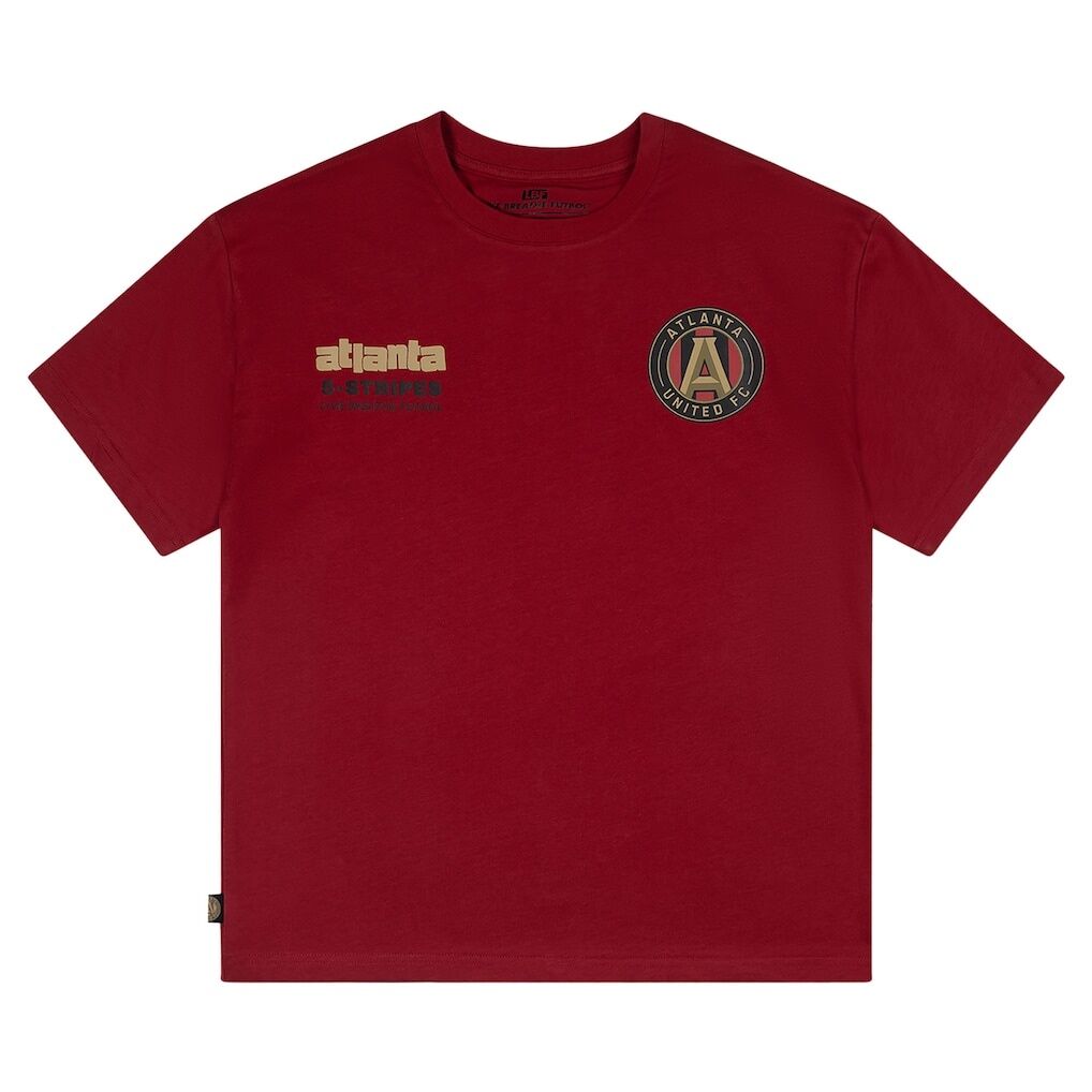Atlanta United FC Live Breathe Futbol Unisex 5-Stripes T-Shirt