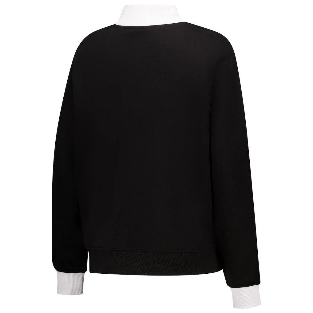 Minnesota Lynx New Era Women's Split Cropped Mock Neck Sweatshirt