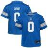 Jahmyr Gibbs Detroit Lions Nike Infant Team Player Game Jersey - Blue - Front View