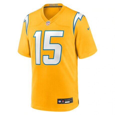Ladd McConkey Los Angeles Chargers Nike Alternate Charger Power Game Player Jersey