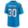 Chuba Hubbard Carolina Panthers Nike Alternate Game Jersey - Blue - Detail View